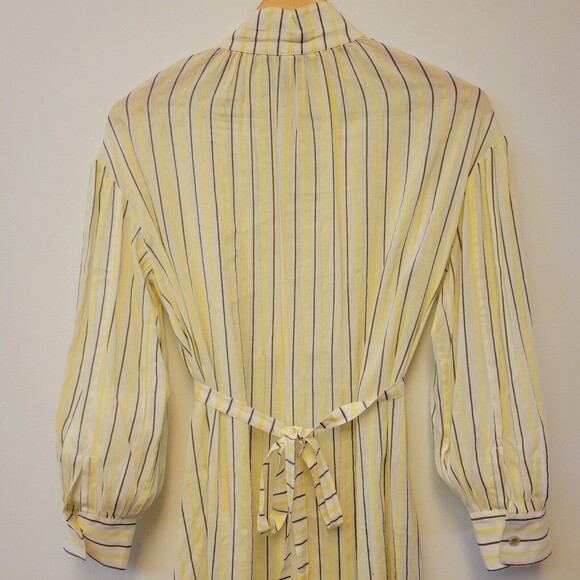 TWENTY8TWELVE SIlk And Linen Striped Size S Women Dress/Shirt - Picture 6 of 12